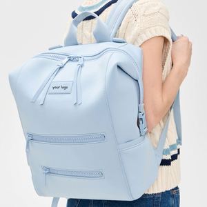 Bolsa de Viaje Personalizada Azul para Bebé, de Neopreno, Estilo Bohemio, Impermeable, con Cambiador y Correas para Cochecito - Product Image 2