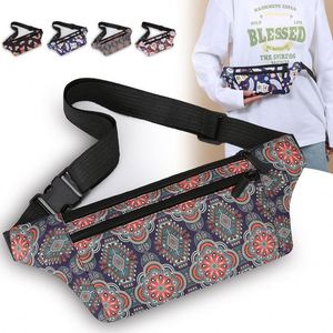 Nouvelle sacoche de taille géométrique pour femme avec fermeture éclair, sac de sport pour téléphone portable, idéal pour l'extérieur - Product Image 1