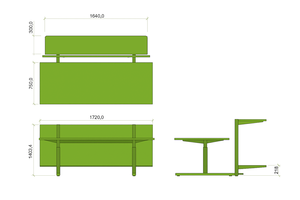 Modular hiện đại bàn tiếp tân Chiều cao chân có thể điều chỉnh bền melamine Tủ hồ sơ có tính năng tùy chọn hiển thị/lưu trữ Kệ - Product Image 2