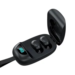 Новые беспроводные наушники js25 TWS, модные наушники с Bluetooth, светодиодный цифровой дисплей, Hi-Fi, Стерео шумоподавление HD Call