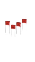 Condensateur haute tension CL21-334J450V MEF, condensateur à film polyester métallisé 0,33uF 450VDC, emballage à trous 1,1x1,1x0,6cm pour