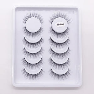 De <span class=keywords><strong>Vison</strong></span> 25Mm Cils Meilleure fabrication de cils pour les yeux Cils en soie de marque privée Faux cils - Product Image 5