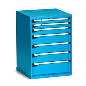 Fami Master Key Comfort Drawer <b>Cabinet</b> 7 Drawers 714x726x1000 Mm Anthracite <b>Grey</b> Ral7016 Tool Storage - Product Image 2