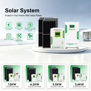 Système d'énergie solaire hors réseau 5kW 10kW 12kW avec panneaux, batterie et kit complet, énergie hybride pour la maison, système solaire hybride 1-78KVA - Product Image 5