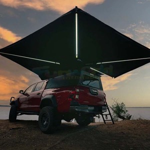 Carpa de techo rígida 4x4 todoterreno con toldo de 270°, carpa de techo independiente para camping en las cuatro estaciones - Product Image 3