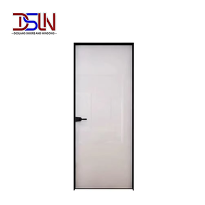 Puerta Abatible Minimalista de Aluminio de Alta Resistencia, Comercial, Premium, de Diseño Moderno, Horizontal, de Acero Inoxidable, Marca Deslano - Product Image 1