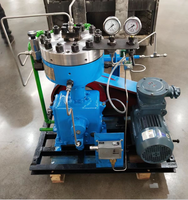 Mini compresseur d'air à diaphragme et piston sans huile pour CO2, GNC, hydrogène, biogaz, oxygène, propane, gaz naturel, hydrogène électrique