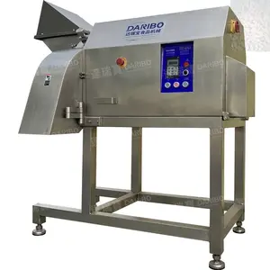 Industriële Rundersnijmachine/Bevroren Kippenvlees Dicer Snijmachine Voor Huisdiervoer