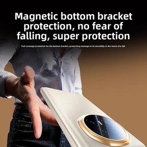 Applicable to Honor MagicV6 mobile phone case central axis protection anti-drop v6 ultra-thin <b>folding</b> <b>screen</b> mobile phone case - Product Image 4
