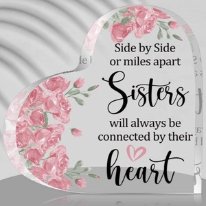 Placa de Acrílico con Forma de Corazón, Diseño Moderno Personalizado, Impresión UV, Regalo para Parejas Recién Casadas, Recuerdo - Product Image 3