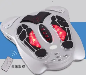 Heated EMS Foot Massager Electric Pulse Foot Stimulator Calf and Foot Warmer Massage Machine