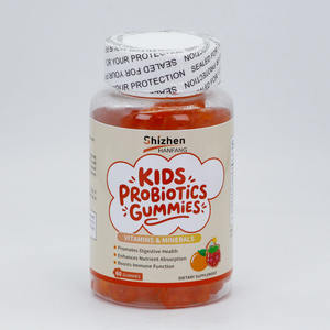 Bonnes gommes à mâcher à base d'enzymes digestives pour enfants, compléments alimentaires probiotiques à marque privée, enzymes digestives complexes - Product Image 1