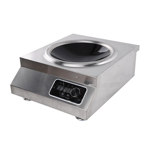 Cuisinière à induction professionnelle 3500W pour wok chinois, brûleur unique avec capteur tactile concave pour cuisines, compatible OEM/ODM AM-CD113W (semi-rétractable) - Product Image 2