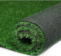 Tapis en gazon artificiel vert, tapis en gazon, tapis 3,2' x 6,5', gazon réaliste, gazon synthétique de luxe, gazon épais, gazon pour animaux de compagnie -Pe