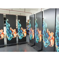 Écran d'affichage LED P2.5 P4, panneau d'affichage LED pliable debout pour intérieur, bannière publicitaire