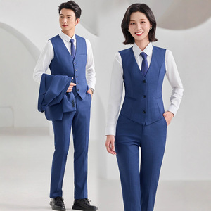 Unisex Business Suits For Work Polyester 80.9% Conventional Thickness With Label 4S Store Sales Managers - Product Image 2