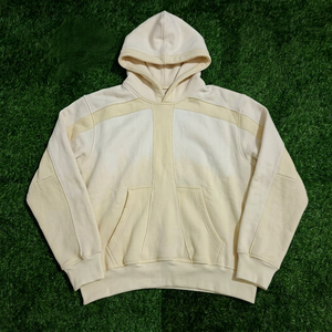 เสื้อฮู้ดดี้โอเวอร์ไซส์ปักโลโก้ Oneapex สำหรับผู้ชาย แฟชั่นสตรีท สไตล์ซันเฟด ผ้าคอตตอนถักเนื้อหนา ซักย้อมสีเอซิด - Product Image 1
