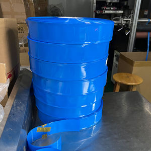 Tube thermorétractable en PVC bleu en stock, 100 mm, gaine isolante pour accessoires de batterie - Product Image 4