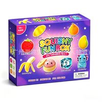 Lot de 8 jouets sensoriels anti-stress en TPR souple à rebond lent, boîte amusante de jouets compressibles à la maltose, vente en gros
