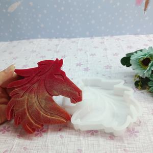 Moldes de fundición de resina hechos a mano para adornos decorativos DIY estilo Ins herramientas de escritorio de silicona molde de Papá Noel - Product Image 5