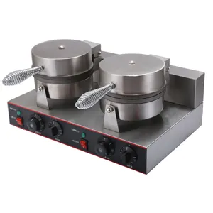 CE Zertifizierung Waffel Ei Maker/Waffel Maschine Blase maschine/2 Köpfe Waffel Waffel Backen