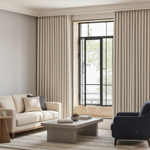Cortinas Opacas Modernas de Alta Calidad, Cortinas Plisadas de Color Puro, Decoración de Ventanas para Dormitorio, Oficina, Sala de Estar - Product Image 2