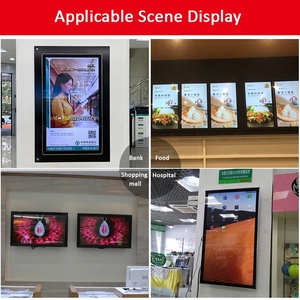 18.5 ~ 65 inç duvara montaj dijital Android reklam bina asansörü sergi salonu tanıtım ekipmanları LCD ekran ekranlar - Product Image 6