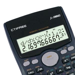 Calculatrice scientifique pour étudiants en mathématiques, fournitures scolaires, calculatrice scientifique Fx 100 à piles, promotion de la papeterie - Product Image 4