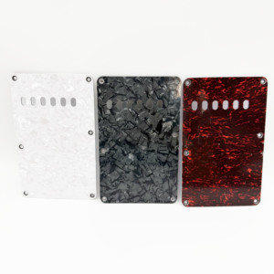 HIVE Delicacy Plaque de protection arrière pour pont de <span class=keywords><strong>piano</strong></span> vibrato ST SQ à 6 trous et trois couches en PVC pour guitare électrique avec ressort - Product Image 1