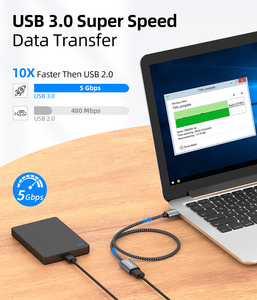 Factory Small MOQ SUNGUY CE Certified 1m Durable High Speed Data <b>Cable</b> <b>cable</b> de carga Fast USB Charging <b>Cable</b> - Product Image 3