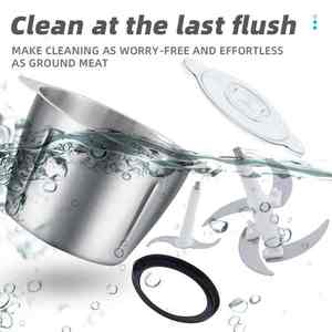 Hachoirs à viande bon marché Trancheuses Petit mélangeur Heavy Duty Ménage Maison Acier inoxydable <span class=keywords><strong>Hachoir</strong></span> électrique 2l 3l <span class=keywords><strong>Hachoir</strong></span> à viande Machine - Product Image 4