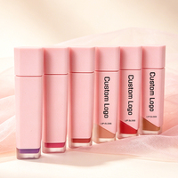 Gloss à lèvres liquide Beauty Brillo De Labios, vente en gros, fini mat, effet repulpant, longue tenue, maquillage des lèvres hydratant, brillant, nude, végan