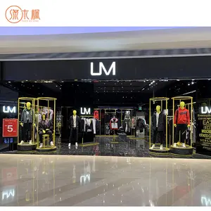 Fashion Tailor Made Wholesale Clothing Store Display Stands Professional Supplier Clothing Display Rack