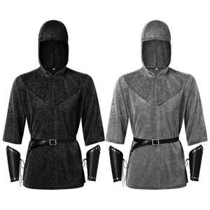 Amazoned Templar Knight <span class=keywords><strong>Cosplay</strong></span> disfraz Chainmail camisa Halloween juego de rol Crusader Armor Outfit - Product Image 1