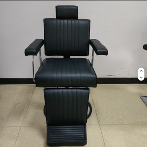 Silla de Barbero Reclinable Giratoria 360° de Alta Calidad con Bomba Hidráulica Resistente para Uso en Comedores y Salones de Belleza - Product Image 1