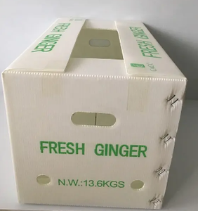 Caja de jengibre corrugado de plástico PP plegable personalizada de fábrica - Product Image 3