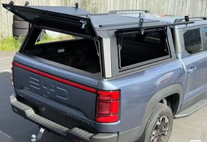 Auvent de camionnette étanche en aluminium pour SHARK 2024+, KAICENE F70, TACOMA 16-23 5.0FT, <span class=keywords><strong>ILUX</strong></span> REVO 15-23/T6/T8 avec vitre - Product Image 2