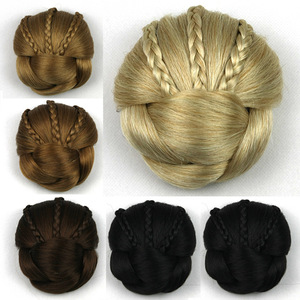 Clip <span class=keywords><strong>pour</strong></span> <span class=keywords><strong>chignon</strong></span> donuts, accessoires <span class=keywords><strong>pour</strong></span> cheveux de mariée, coiffure européenne et américaine, nouvelle collection - Product Image 3