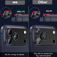 Protection d'objectif d'appareil photo en métal pour iPhone 18 Pro Max, accessoires de téléphone en gros