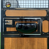 Panneau frontal de box à chevaux universel pour intérieur et extérieur, de style européen, de 2,2 m de haut, avec porte