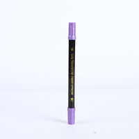 Vente d'usine – Stylos métalliques comestibles double pointe ronde pour décoration de gâteaux, encre permanente 6 mm, largeur d'écriture
