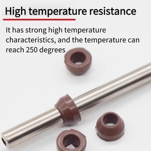 O-tipi kase davul mühür korozyon önleyici hortum yüksek sıcaklığa dayanıklı FKM kauçuk kromatografi aksesuarları 2mm3mm gaz makinesi - Product Image 2