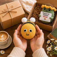 Peluche Amigurumi : Cadeaux de remerciement pour enseignants, poupées au crochet, soutien émotionnel, écologiques, faits main