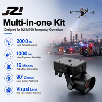 Module multifonction pour drones avec annonce audio, éclairage haute puissance, avertissement d'urgence, mécanisme de largage de cargaison et caméra FPV