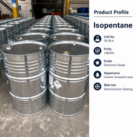 Isopentane Premium CAS 78-78-4 99,9% Qualité Électronique Solvant Haute Pureté pour Applications de Nettoyage de Semi-conducteurs Approvisionnement en Vrac