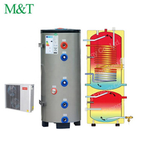 Chauffe-eau solaire à pompe à chaleur air-eau 2-en-1 certifié BSCI CE, 300L (80 gallons), monobloc autonome