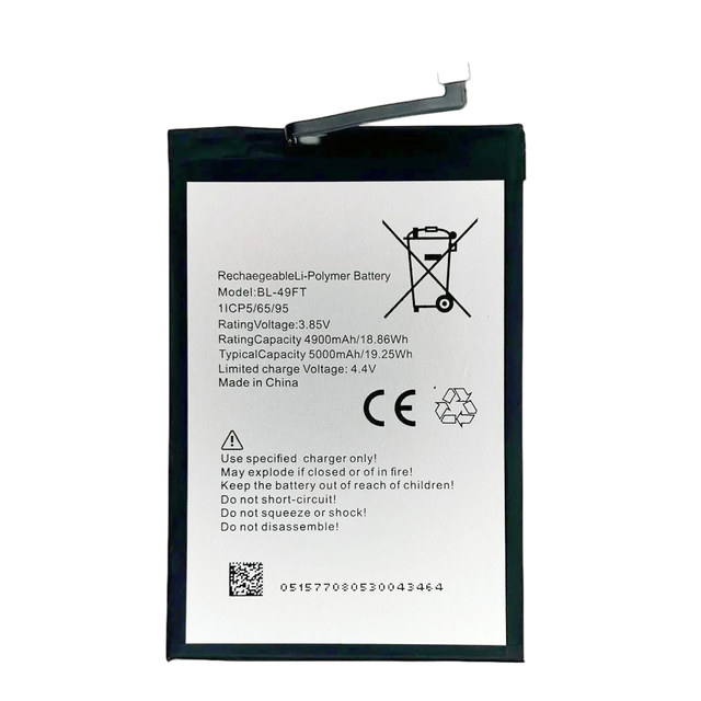REAL CAP Replacement Battery BL-49FT/49FX for Tecno Spark 5/5 Pro Spark 6 Go KE5 KD7 KE5j KE5k Cell Phone Batteries Factory OEM