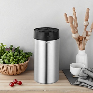 Top Seller ABS coperchio in acciaio inox cibo conservazione lunga durata della batteria elettrico <span class=keywords><strong>sottovuoto</strong></span> contenitore per caffè/fagioli/latte artificiale - Product Image 2