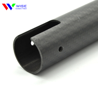 Tube en fibre de carbone dimensionnel sur mesure, léger, haute résistance, tube creux pour cadres DIY, accessoires de drones, supports de caméra, RC