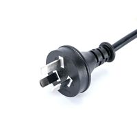 Câble d'alimentation IEC avec connecteur C5, prise australienne à 3 broches, cordon d'alimentation CA 16 AWG, norme SAA, cuivre pur + PVC, couleurs personnalisables